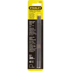 Stanley 6-1/2 in. Steel Coping Saw Blade 20 TPI 4 pk