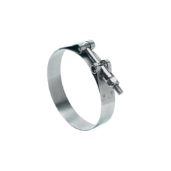 Ideal Tridon 1-1/2 in. 1-5/8 in. 150 Silver Hose Clamp With Tongue Bridge Stainless Steel Band T