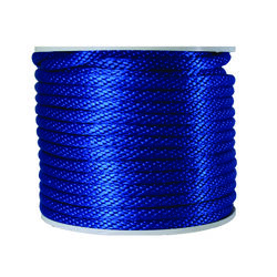 Wellington 5/8 in. D X 200 ft. L Blue Solid Braided Poly Derby Rope