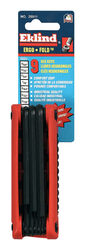 Eklind Tool 5/64 to 1/4 SAE Ergo Fold Hex Key Set Multi-Size in. 9 pc