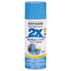 Rust-Oleum Painter's Touch 2X Ultra Cover Satin Oasis Blue Spray Paint 12 oz
