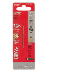 Milwaukee RED HELIX 1/16 in. S X 2 in. L Cobalt Steel THUNDERBOLT Drill Bit 1 pc