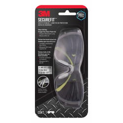 3M SecureFit Anti-Fog Safety Glasses Clear Black/Green 1 pc