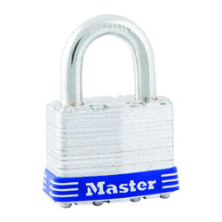 Master Lock 1-5/16 in. H X 1 in. W X 1-3/4 in. L Laminated Steel Ball Bearing Locking Padlock