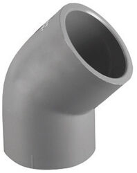 Charlotte Pipe Schedule 80 1 in. Slip T X 1 in. D Slip PVC 45 Degree Elbow