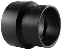 Charlotte Pipe 4 in. Hub T X 3 in. D Hub ABS Coupling