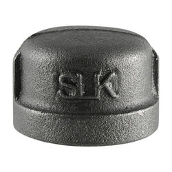 Pipe Decor 3/8 in. FIP T X 3/8 in. D FPT Black Malleable Iron Cap