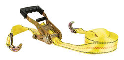 Keeper 2 in. W X 27 ft. L Yellow Cargo Strap 10000 lb 1 pk