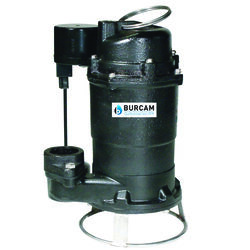Burcam 3/4 HP 1875 gph Cast Iron Vertical Float Switch Grinding Pump