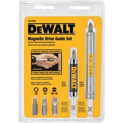 DeWalt 2 in. L Drive Guide Set Heat-Treated Steel 7 pc