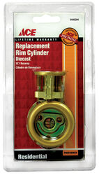 Ace SC1 Brass Brass Rim Cylinder Keyed Differently