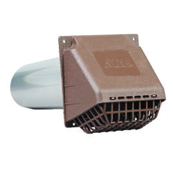 Ace 4 in. W X 6 in. L Brown Plastic Dryer Vent Hood