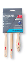 Ace Premium 1, 1-1/2 and 2 in. W Medium Stiff Assorted Paint Brush Set