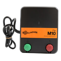 Gallagher M10 110 V Electric-Powered Fence Energizer 55756800 sq ft Black/Orange