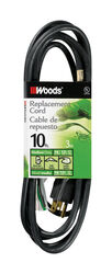 Woods 16/3 SJEW 125 V 10 ft. L Power Cord