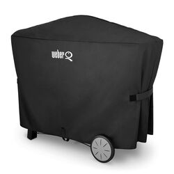 Weber Black Grill Cover For Q2000 series with cart and Q3000 Series Grills