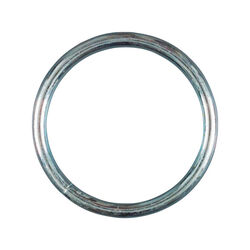 Baron Medium Nickel Plated Silver Steel 2-1/2 in. L Ring 300 lb 1 pk