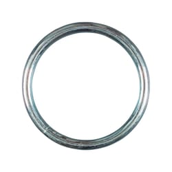 Baron Medium Nickel Plated Silver Steel 2-1/2 in. L Ring 300 lb 1 pk