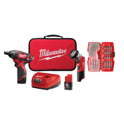 Milwaukee 12 V 1/4 in. Brushed Cordless Drill Kit (Battery & Charger)