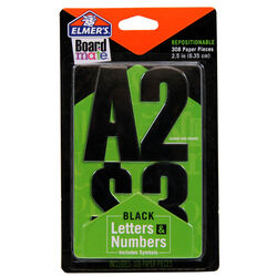 Elmer's Board Mate 2.5 in. Paper Numbers Stencil 308 pc