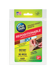 Glue Dots Repositionable Double-Sided Medium Strength Glue Adhesive 5 sheet