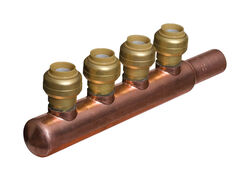 SharkBite Push to Connect Push T Copper Pipe Manifold