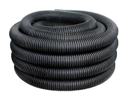 ADS 3 in. D X 100 ft. L Plastic Corrugated Drainage Tubing with Sock