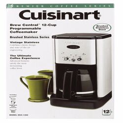 Cuisinart Brew Central 12 cups Black/Silver Coffee Maker