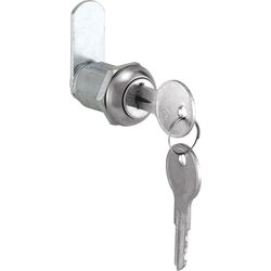 Prime-Line Chrome Gray Steel Cabinet/Drawer Lock