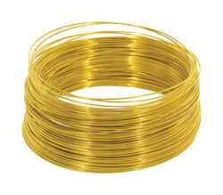 OOK 100 ft. L Brass 24 Ga. Wire