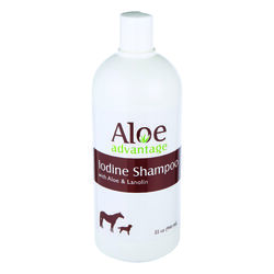 Aloe Advantage Liquid Iodine Shampoo For Horse 32 oz