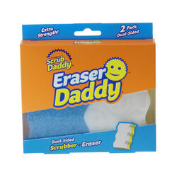 Scrub Daddy Eraser Daddy Heavy Duty Sponge For Household 2 pk