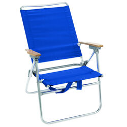 Rio Brands Hiboy 5 position Blue Folding Chair