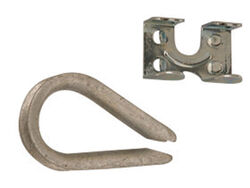 Campbell Chain Zinc-Plated Nickel Rope Clamps