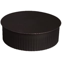Imperial Manufacturing 5 in. D Steel Crimped Pipe End Cap