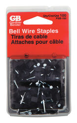 Gardner Bender .5 in. W Plastic Insulated Wire Staple 100 pk