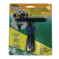 Aloe Care Black None Dog Grooming Rake 1 1 pk