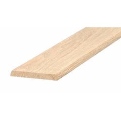 M-D Building Products 0.375 in. H X 3 in. W X 36 in. L Hardwood Flat Top Threshold Brown
