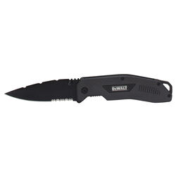 DeWalt 8 in. Folding Pocket Knife Black/Gray 1 pk