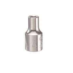 Craftsman 4 mm S X 1/4 in. drive S Metric 6 Point Standard Shallow Socket 1 pc