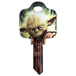 Hillman Star Wars Yoda House/Padlock Universal Key Blank Single For