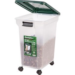 Remington White/Green Plastic 55 qt Pet Food Container For Universal