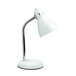 Newhouse Lighting Oxford 13 in. White Desk Lamp