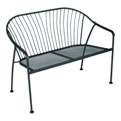Living Accents Winston Bench Steel 31.89 in. H X 23.03 in. L X 41.14 in. D