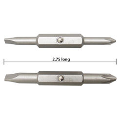 Best Way Tools Double-Ended Phillips/Slotted 1/4 S X 2-3/4 in. L Double-Ended Screwdriver Bit Car