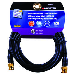Monster Cable Just Hook It Up 12 ft. L Security Video and CCTV BNC Cable BNC