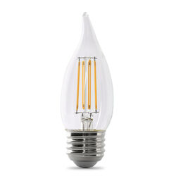 Feit Electric acre Enhance CA10 E26 (Medium) LED Bulb Daylight 40 Watt Equivalence 2 pk