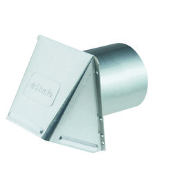 Deflect-O 5 in. D Aluminum Wall Cap With Damper