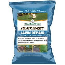 Jonathan Green Black Beauty Lawn Repair Mixed Sun/Shade Seed, Mulch & Fertilizer 13.5 lb