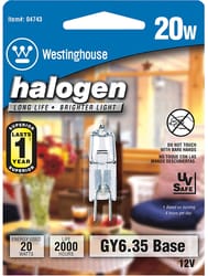 Westinghouse 20 W T4 Decorative Halogen Bulb 300 lm White 1 pk